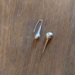 Vintage 925 Silver Minimalist Earrings